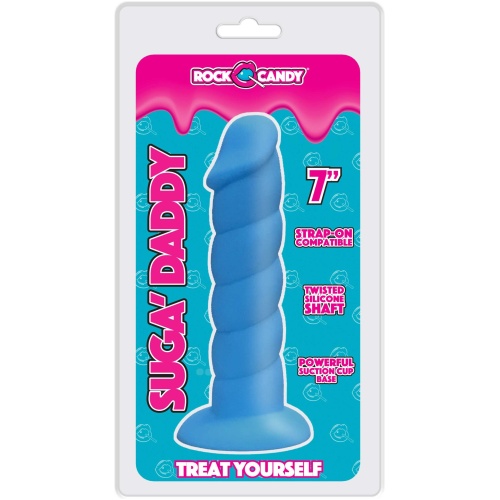 Suga-Daddy 7 Inch Dong - Blue