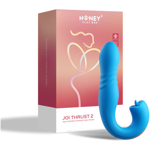 Joi Thrust 2 - App Controlled Thrusting G-Spot Vibrator - Blue