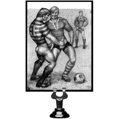 Tom of Finland Silicone Cock Ring With 3 Weighted Balls