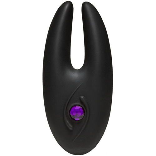 Body Bling - Clit Cuddler Mini-Vibe in Second Skin Silicone - Purple