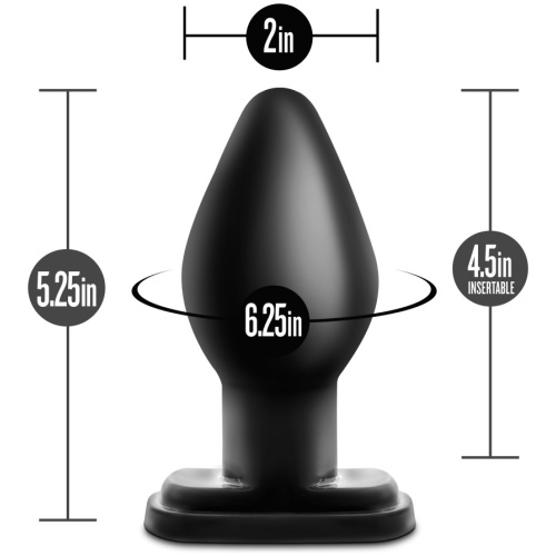 Anal Adventures - XL Plug - Black