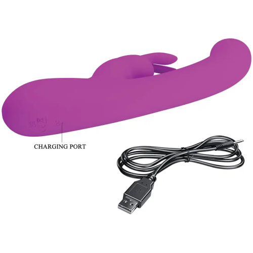 Lamar Led Digital Display Rabbit - Fuchsia
