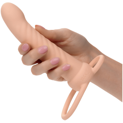 Performance Maxx Rechargeable Ribbed Dual Penetrator - Ivory