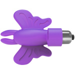 The 9's Flirt Finger Butterfly Finger Vibrator - Purple