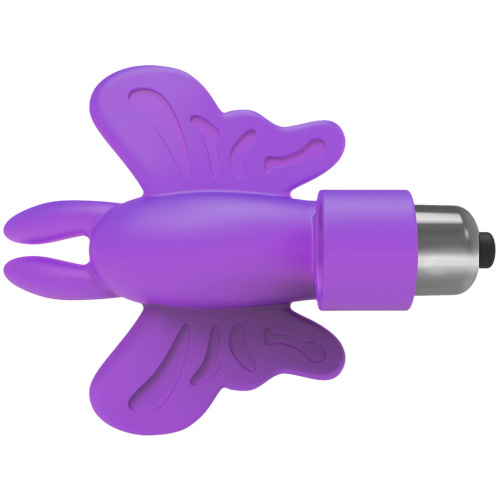 The 9's Flirt Finger Butterfly Finger Vibrator - Purple