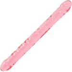 Crystal Jellies 18 Inch Double Dong - Pink
