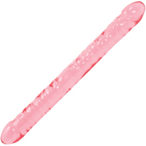 Crystal Jellies 18 Inch Double Dong - Pink