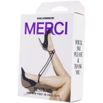 Merci - Restrain - 6mm Hemp Wrist or Ankle Cuffs - Black