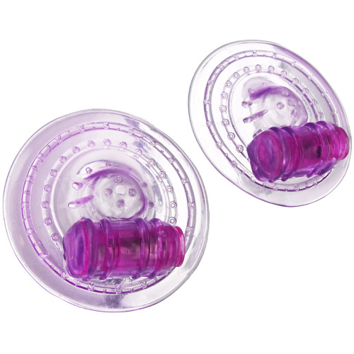 Razzles Vibrating Nipple Pads - Purple