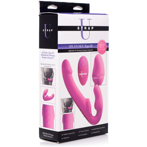 World's 1st Remote Control Inflatable Ergo-Fit Strapless Strap-On