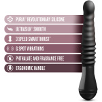 Temptasia - Lazarus - Thrusting Dildo - Black