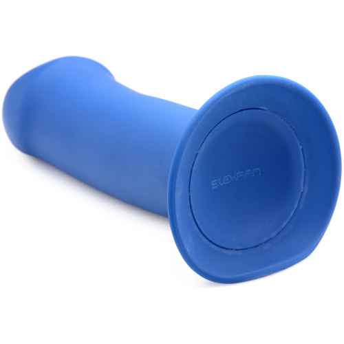 Squeezable Thick Phallic Dildo - Blue