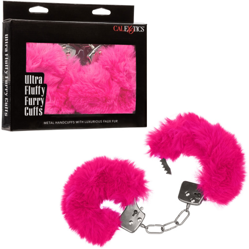 Ultra Fluffy Furry Cuffs - Pink
