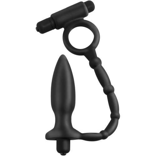 Anal Fantasy Collection Ass Kicker With Cockring - Black