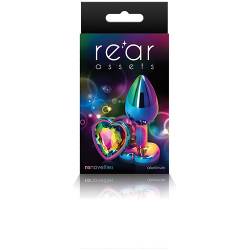 Rear Assets - Multicolor Heart - Medium - Rainbow