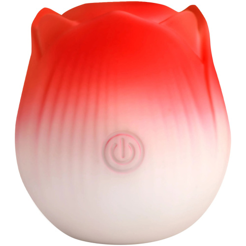 Pulsing Petals Throbbing Rose Stimulator - Red