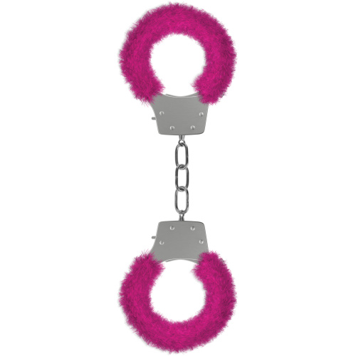 Pleasure Furry Handcuffs - Pink