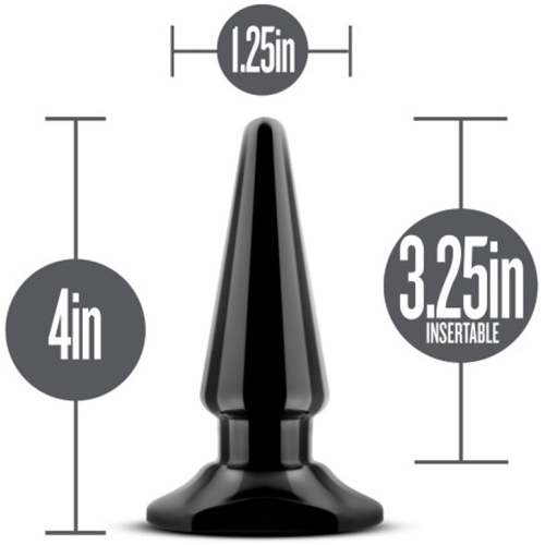 Anal Adventures - Basic Vibrating Anal Pleaser - Black