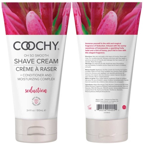 Coochy Oh So Smooth Shave Cream - Seduction - 3.4 Oz