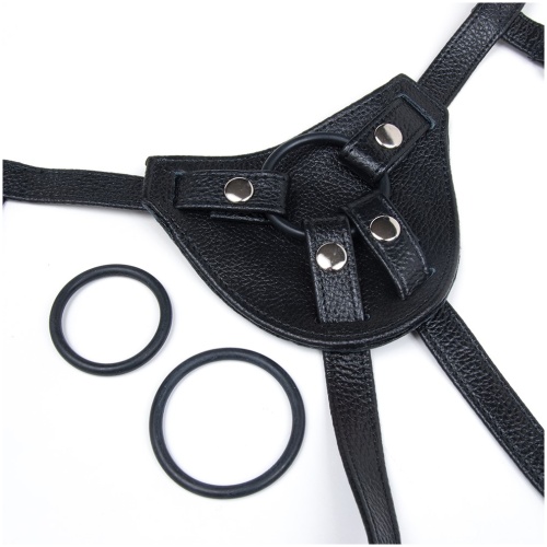 Terra Firma Dee Dildo Harness - Black