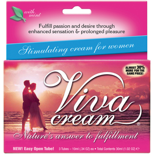 Viva Cream - 3 Count Box - 10ml Tubes