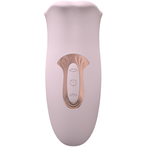 Kiss - Suction and Vibrating Mouth - Pink