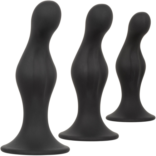Silicone Anal Ripple Kit - Black