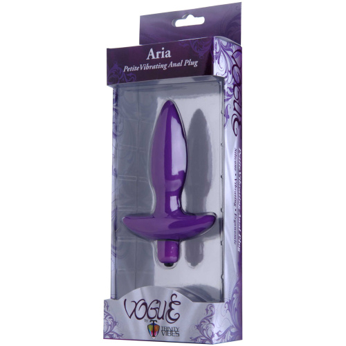 Aria Vibrating Silicone Anal Plug - Small