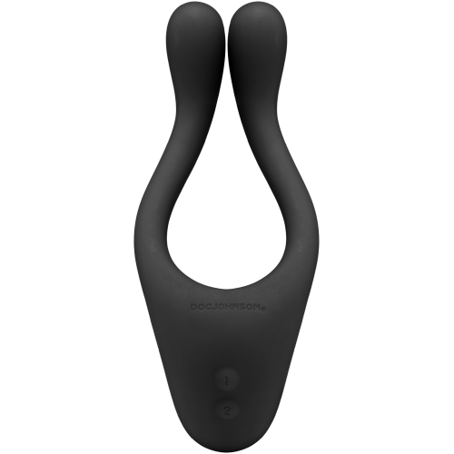 Tryst Multi Erogenous Zone Silicone Massager - Black