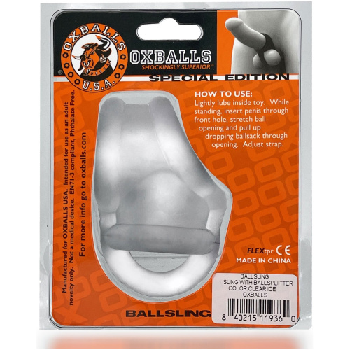 Ball Sling With Ball Splitter - Clear Ice