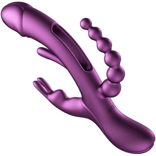 Trilux - App Controlled Rabbit Vibrator - Purple