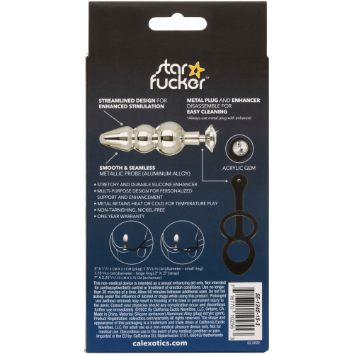 Star Fucker Beaded Plug