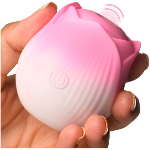 Pulsing Petals Throbbing Rose Stimulator - Pink