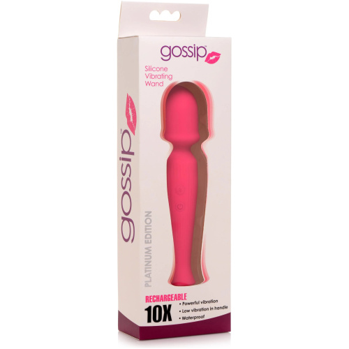 Silicone Wand Massager - Magenta