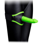 Thigh Strap-on With Silicone Dildo 5.7 Inch - Glow in the Dark