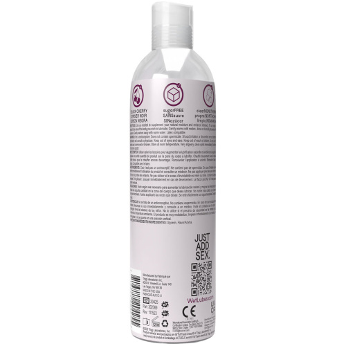 Wet Warming Fun Flavors - Black Cherry - 4 in 1 Lubricant 4 Oz