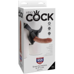 King Cock Strap-on Harness With 8 Inch Cock - Tan