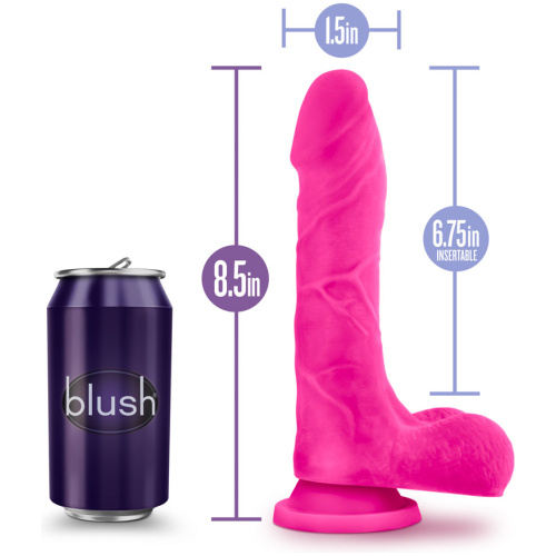 Au Natural - Bold - Thrill - 8.5 Inch Dildo - Pink