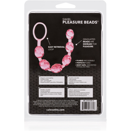 Swirl Pleasure Beads - Pink