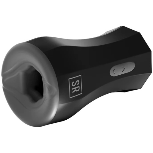 Silicone Twin Turbo Stroker - Black