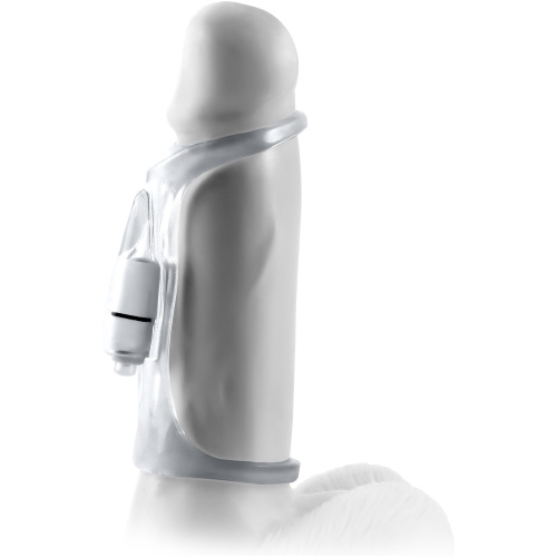 Fantasy X-Tensions Vibrating Cock Sling - Clear