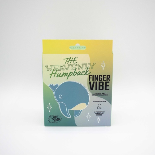 The Heavenly Humpback Finger Bullet Vibrator - Blue