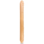 B Yours 18 Inch Double Dildo - Beige
