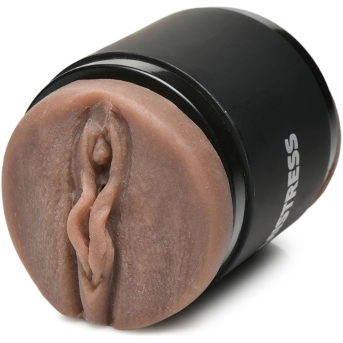 Mistress Double Shot Mouth and Pussy Stroker - Dark