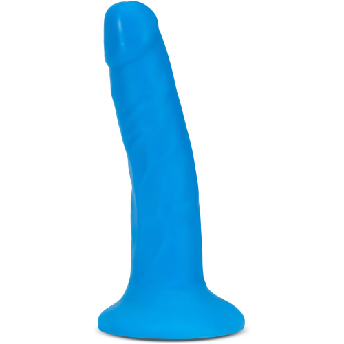 Neo Elite - 6 Inch Dual Density Cock - Neon Blue