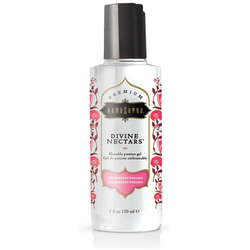 Divine Nectars Flavored Body Glide - Strawberry Dreams - 5 Fl Oz. 150ml