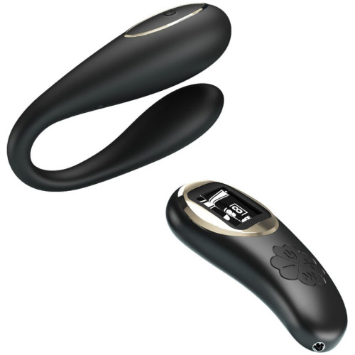 Nathan Double Pleasure Remote Control Vibrator - Black