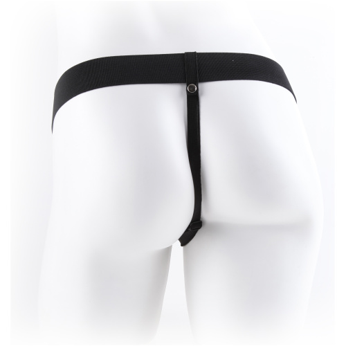 Fetish Fantasy Series 9-Inch Hollow Strap-on With Balls - Brown