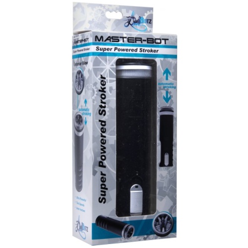 Love Botz Master Bot Super Powered Auto Stroker - Black