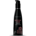 Aqua Birthday Cake Flavored Water Based Intimate Lubricant 4 Fl. Oz.